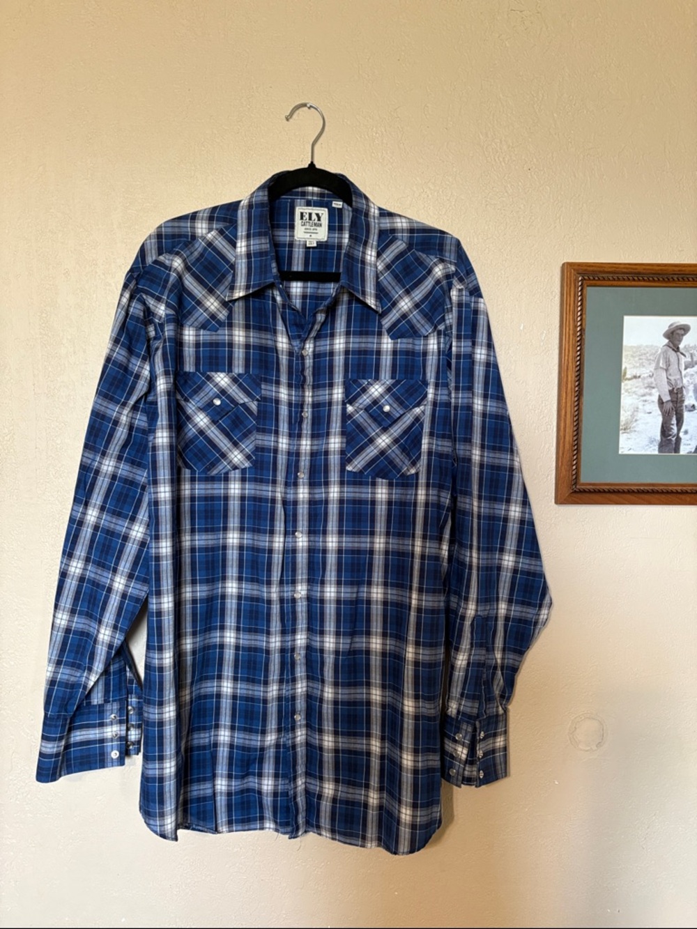 Ely Cattleman Pearl snap button down shirt